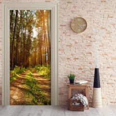 36191 Türtapete - WALD LICHTUNG-stickerprofis