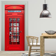 36148 Türtapete - LONDON TELEFONZELLE-stickerprofis