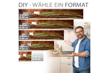 Kuechenrueckwand - PURE COFFEE - grafik