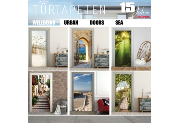 Tuertapete - SOMMERWIND - grafik