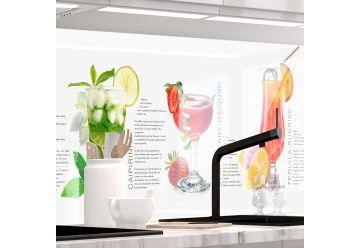 Kuechenrueckwand - SUMMER DRINKS - grafik