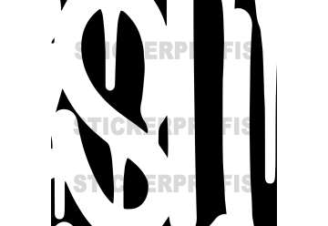 Kuechenrueckwand - LETTERS - grafik