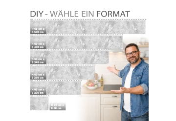 Kuechenrueckwand - MARMOR CRYSTAL ICE - grafik