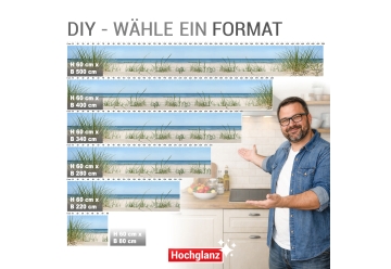 Kitchen backsplash - DUNES VIEW - grafik