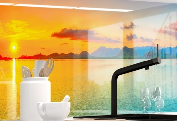 Kuechenrueckwand - SUNDOWNER - grafik