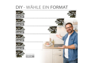 Kuechenrueckwand - EUKALYPTUS - grafik