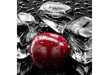 Kuechenrueckwand - KIRSCHEN UND EIS - grafik