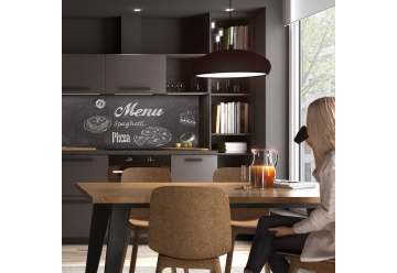 Kuechenrueckwand - BISTRO MENU - grafik