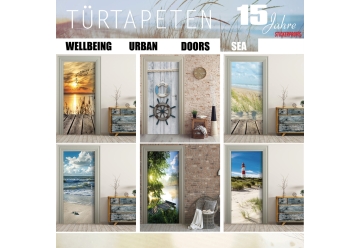 Tuertapete - SOMMERWIND - grafik