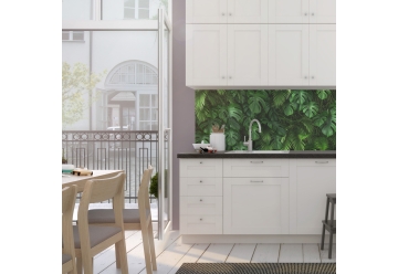 Kuechenrueckwand - BLaeTTER WAND - grafik
