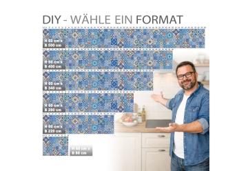 Kuechenrueckwand - MAROKKO FLIESEN - grafik