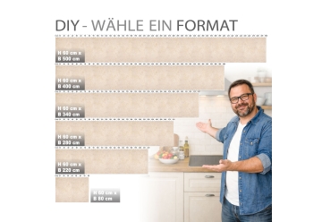 Kuechenrueckwand - SANDSTEIN TRAVERTIN - grafik