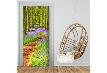 Tuertapete - WANDERWEG IM WALD - grafik