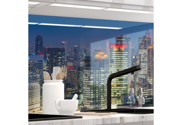 Kuechenrueckwand - SKYLINES - grafik