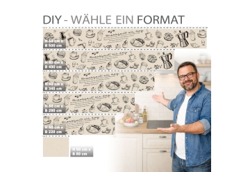 Kuechenrueckwand - BREAKFAST - grafik