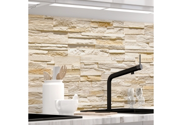 Kuechenrueckwand - STEINWAND ASHLAR - grafik