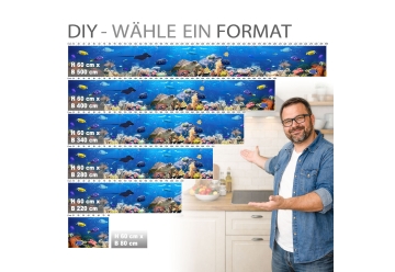Kuechenrueckwand - UNTERWASSER - grafik