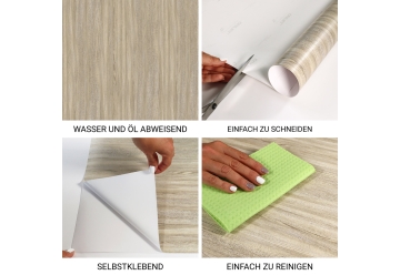 Moebelfolie - WARM GREY MODERN (12,49 €/m²) - grafik
