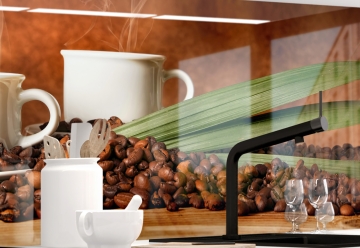 Kuechenrueckwand - PURE COFFEE - grafik