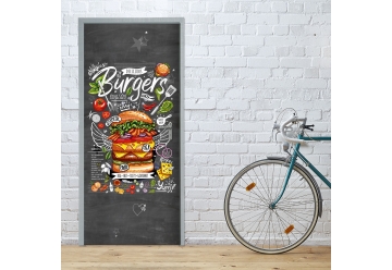 Tuertapete - BURGER MENU - grafik