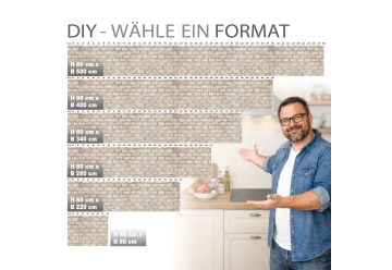 Kuechenrueckwand - ALTE MAUER - grafik