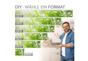Kuechenrueckwand - MODERN GRASS - grafik