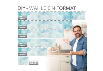 Kuechenrueckwand - AZUR - grafik