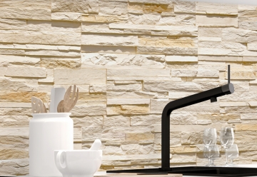 Kuechenrueckwand - STEINWAND ASHLAR - grafik