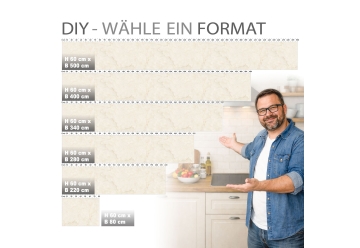 Kuechenrueckwand - MARMOR BEIGE - grafik