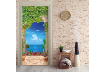 Tuertapete - AUSBLICK AM MEER - grafik