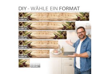 Kuechenrueckwand - OLIVEN - grafik