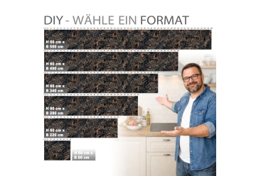 Kuechenrueckwand - MARMOR KUPFER - grafik