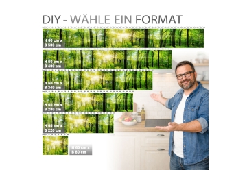 Kuechenrueckwand - WALD - grafik
