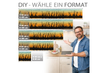 Kuechenrueckwand - HAMBURGER HAFEN - grafik