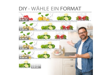Kuechenrueckwand - FRUIT SPLASH - grafik