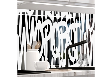 Kuechenrueckwand - LETTERS - grafik