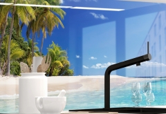 Kuechenrueckwand - KARIBIKSTRAND - grafik