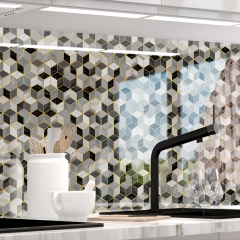 Kuechenrueckwand - DESIGN CUBES - grafik