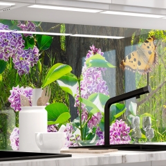 Kuechenrueckwand - SOMMER LICHTUNG - grafik