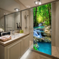 Tuertapete - BACHLAUF - grafik