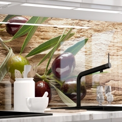 Kuechenrueckwand - OLIVEN - grafik