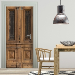 Tuertapete - RUSTIKALE HOLZTueR - grafik