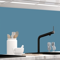 Kuechenrueckwand - RUHIGES LAGUNENBLAU - grafik