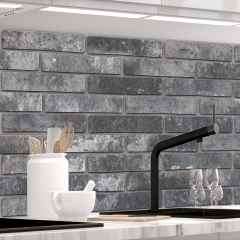 Kuechenrueckwand - LOFT BLACK - grafik