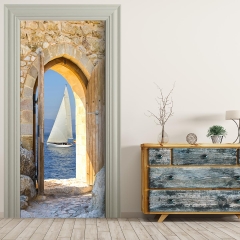 Tuertapete - SEGELBOOT - grafik