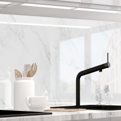 Kuechenrueckwand - WEISSER MARMOR - grafik