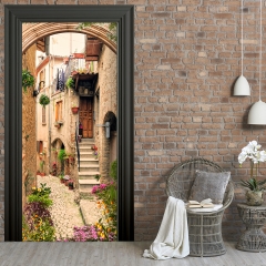 Tuertapete - ROMANTISCHE GASSE - grafik