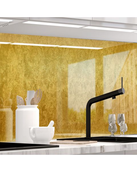 Küchenrückwand - ABSTRAKTES GOLD