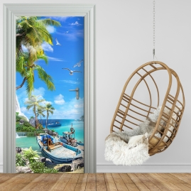 Tuertapete - KARIBISCHE STIMMUNG - grafik