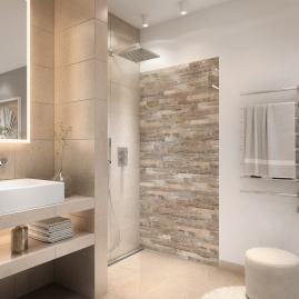 Duschrueckwand - HOLZPLANKEN - grafik